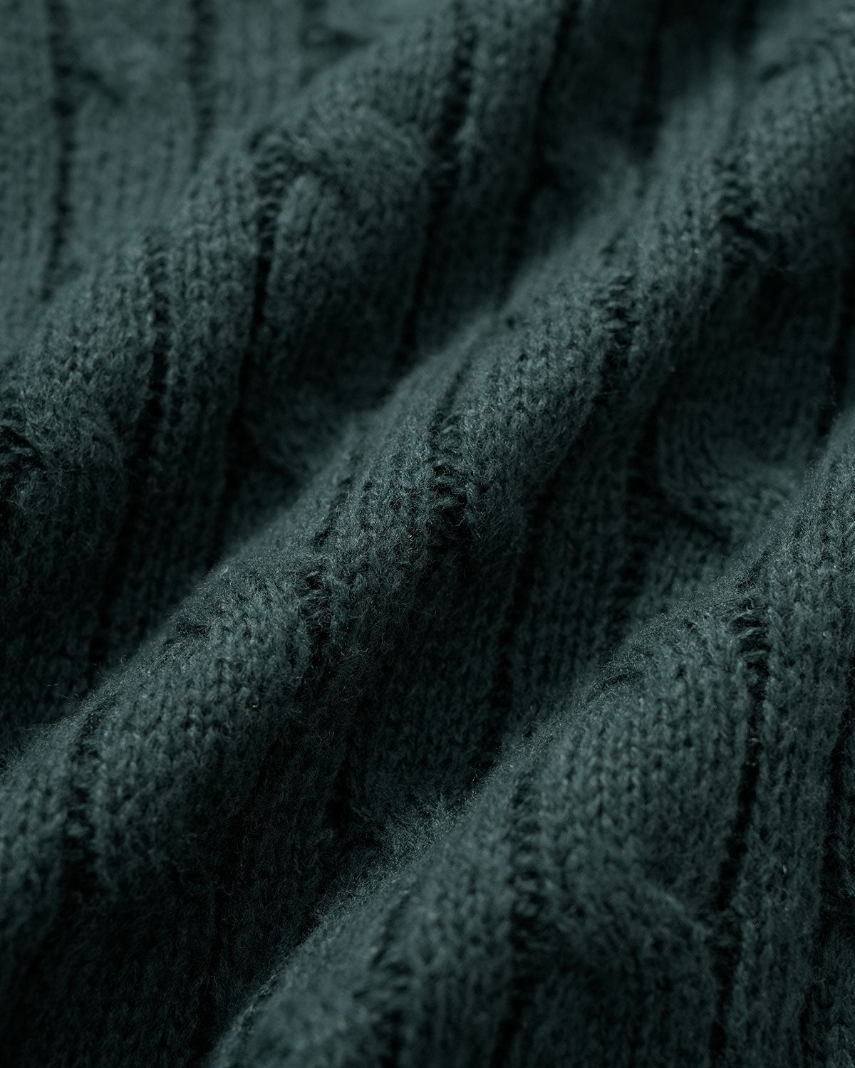 Green Single Breasted Daily Knit Cardigan