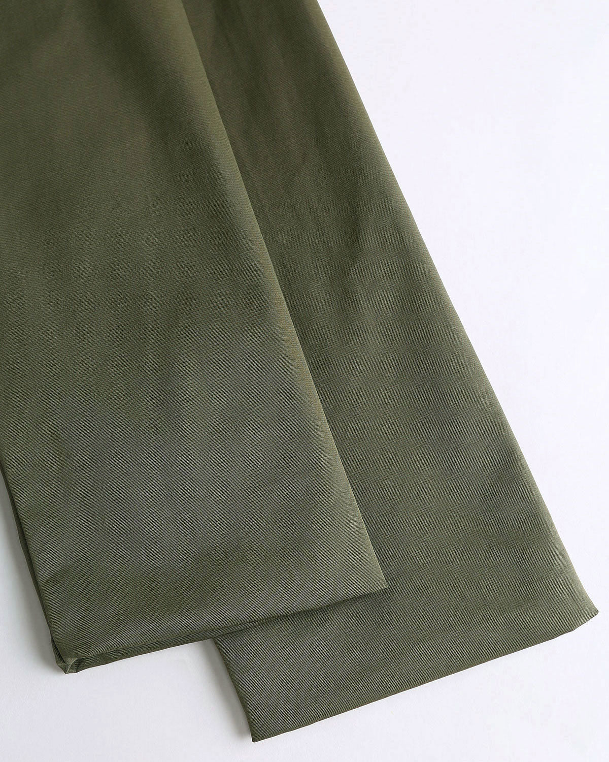 Green Contrasting Trench Coat