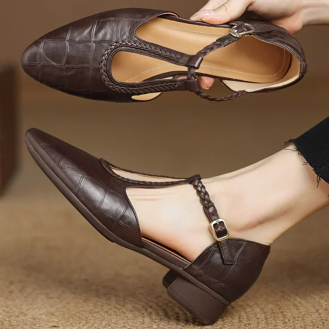 Kepa | Leather Mary Jane Shoes