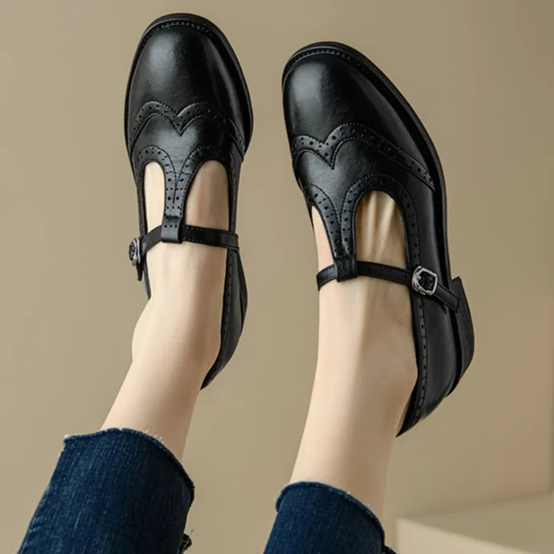 Chloe | Chic T-Strap Mary Jane Shoes