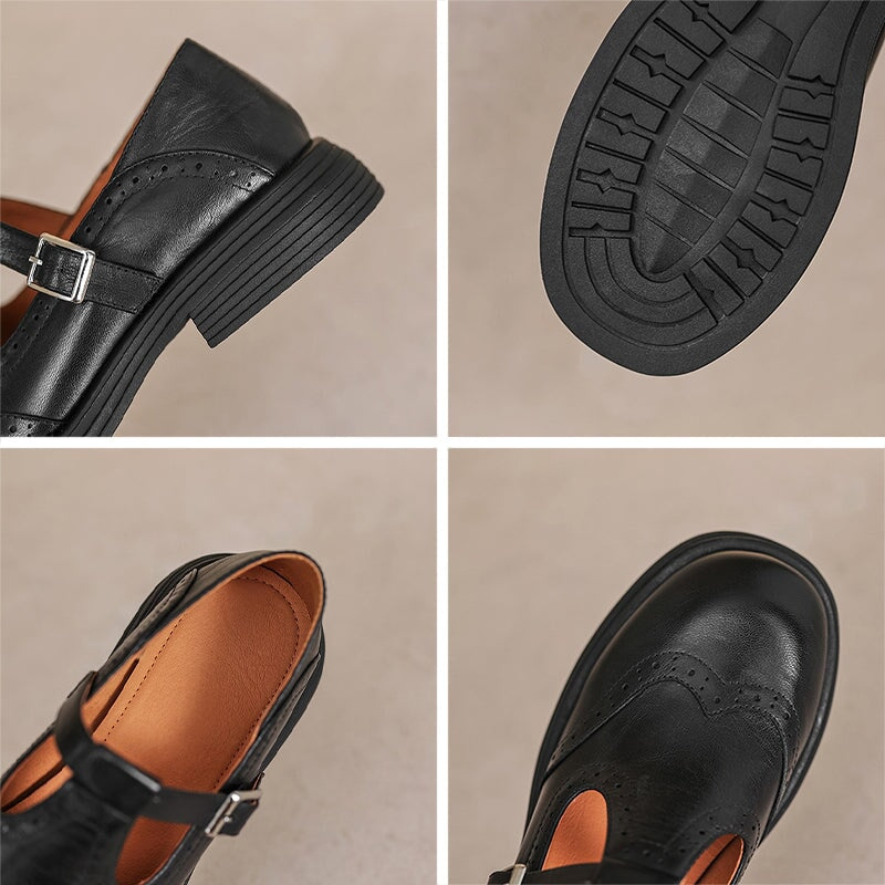 Risla | Leather Mary Jane Shoes