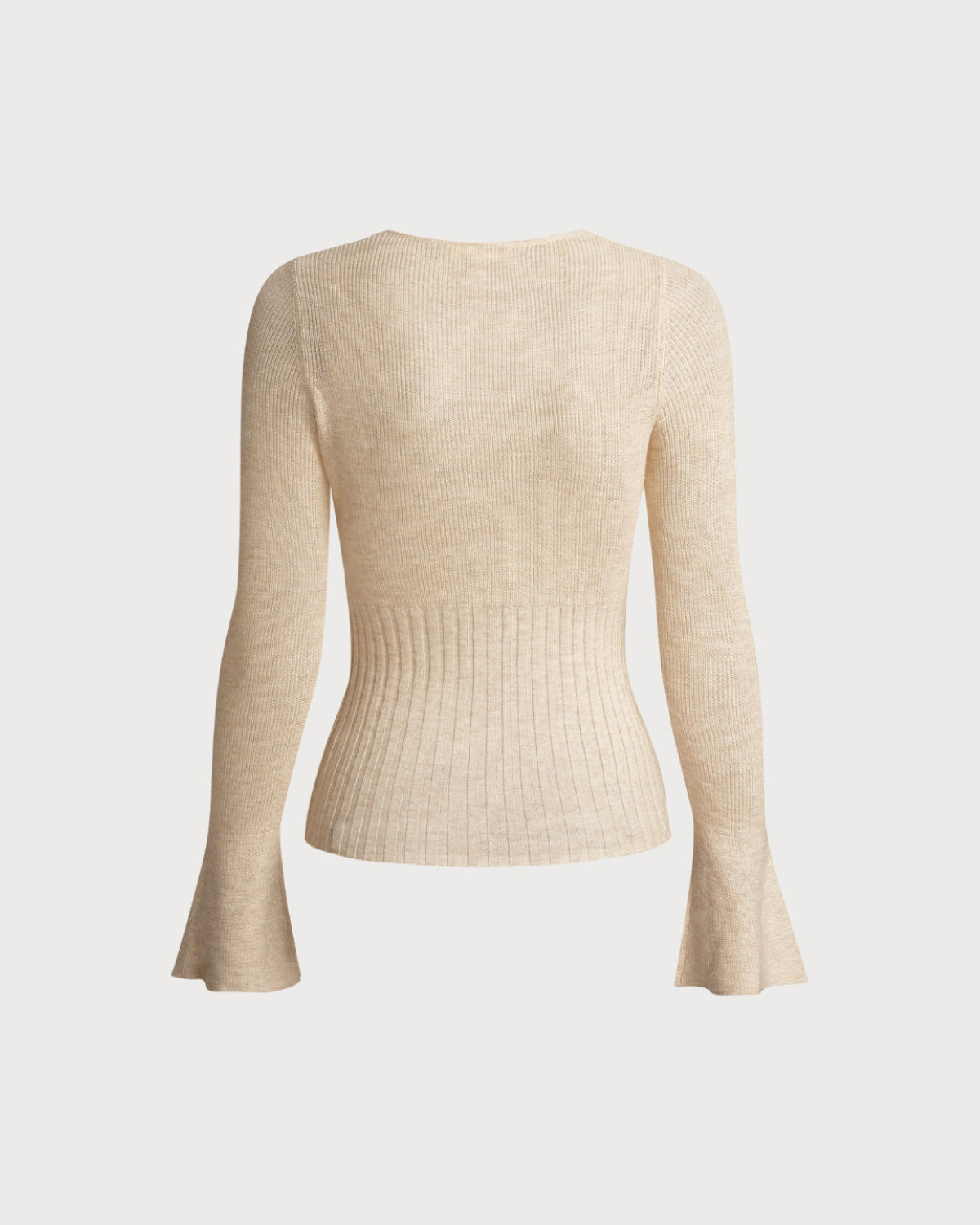 Apricot Bell Sleeve Knit Tee