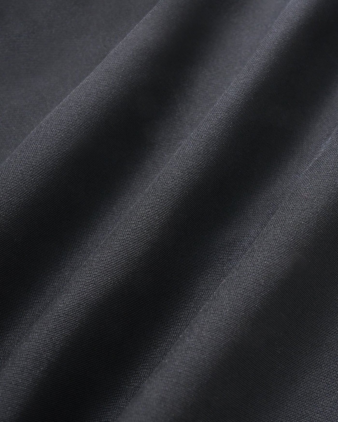 Black Straight Solid Casual Pants