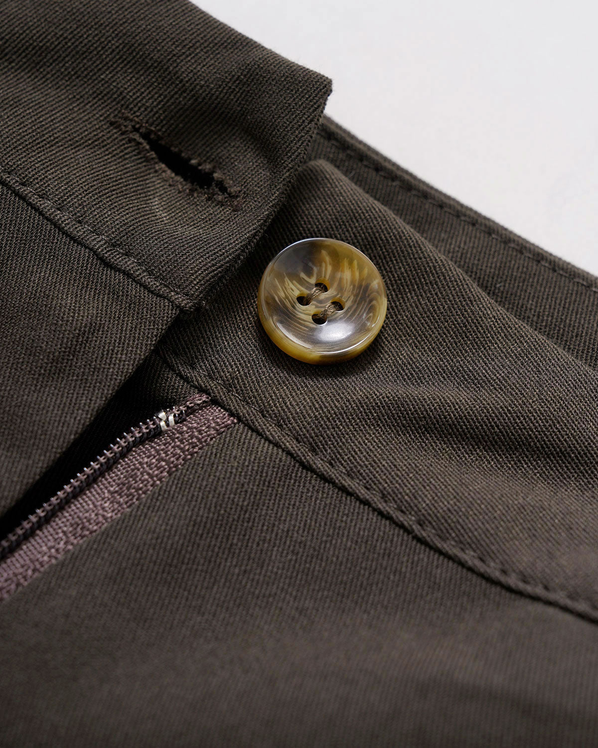 Coffee Natural Waisted Straight Pants